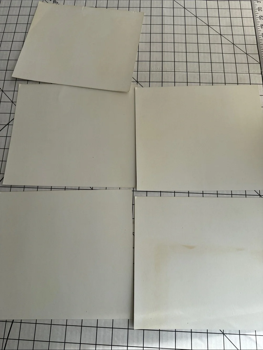 Vintage 1970s Fabric Store Display Cards Set of 8 Sewing Craft Retail POP Signs